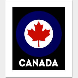 Canadian RCAF Military Roundel, Royal Canadian Air Force. Posters and Art